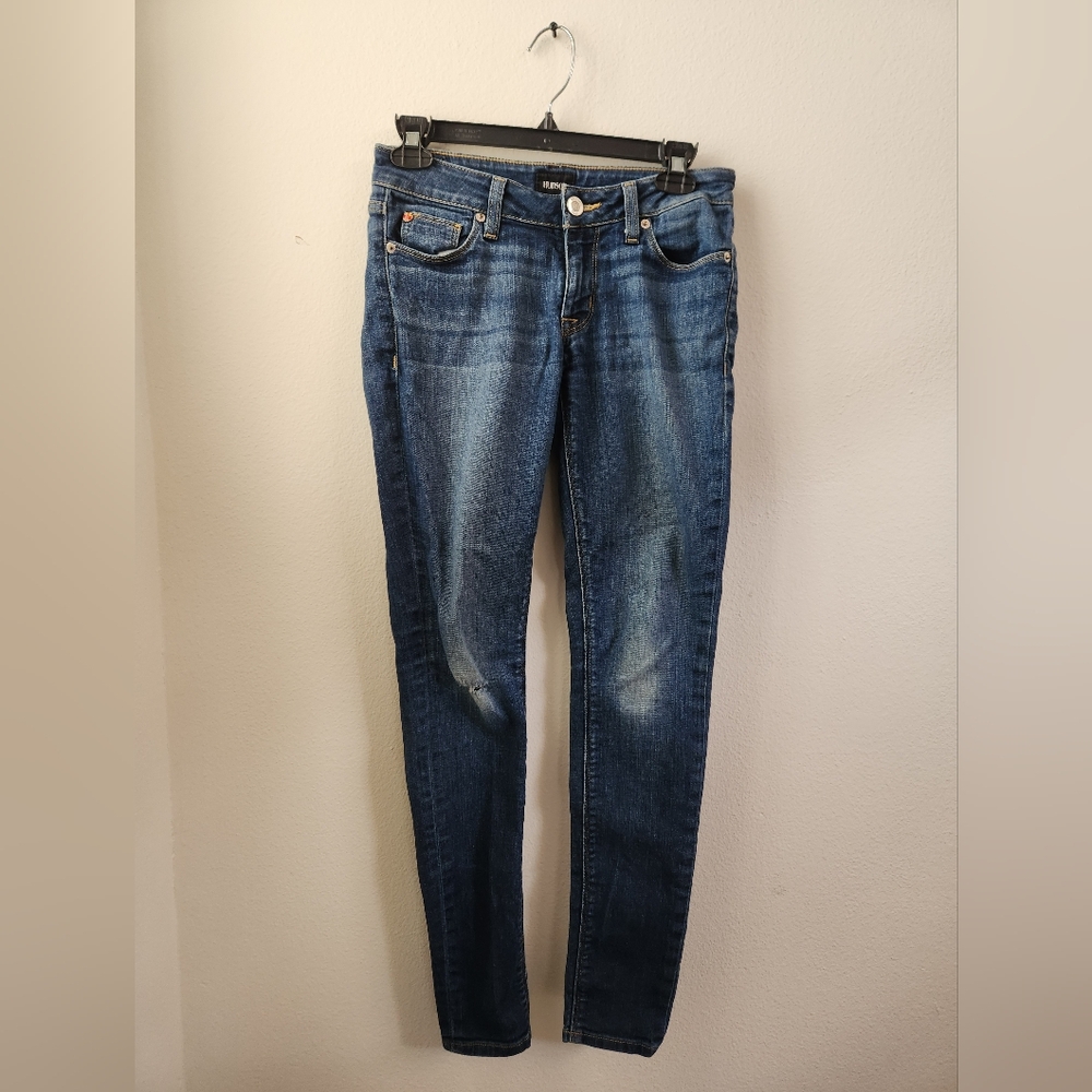 Hudson Jeans Women's Krista Super Skinny Medium Wash Blue Denim‎ Slim Size 25